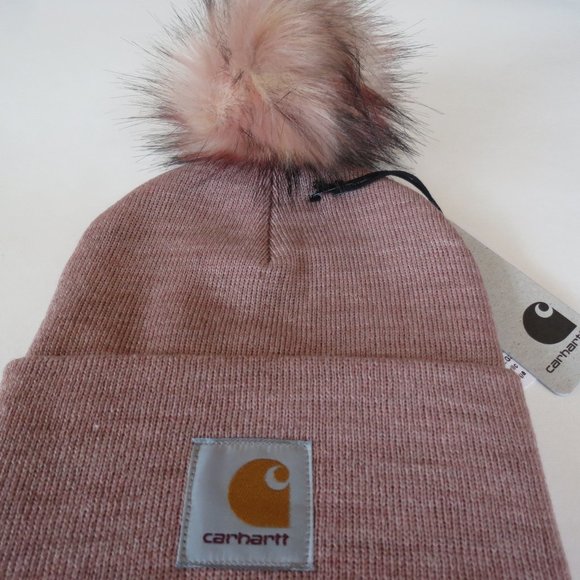 Carhartt Beanie Handmade in USA Pom Cap